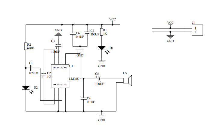 DIY Voice Infrared Transmission Module (5026) from ICStation on Tindie Circuit Diagram